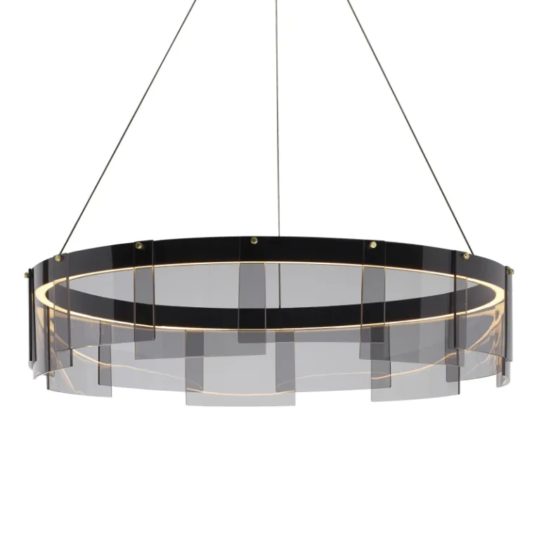 Подвесная люстра Delight Collection Stratos D8825P/L black/smoky в Нижнем Новгороде