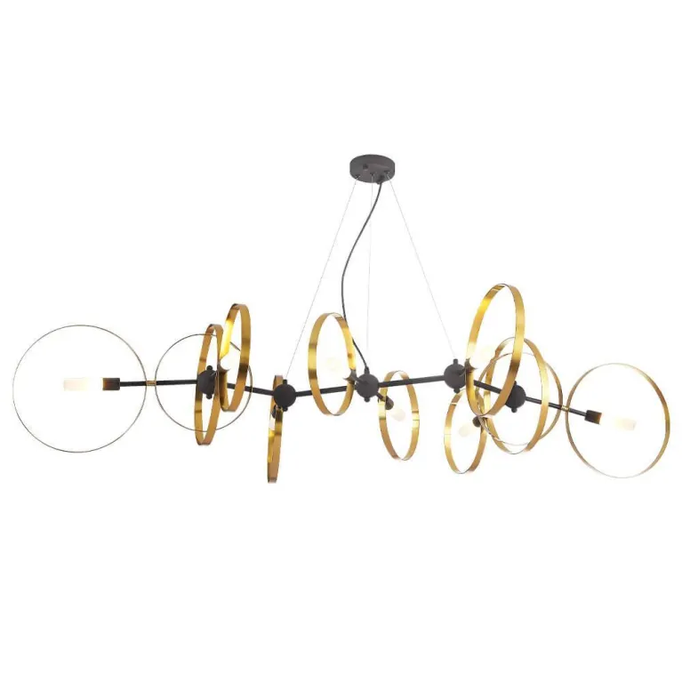 Подвесная люстра Crystal Lux Armonica SP8 Black/Brass V1 в Нижнем Новгороде