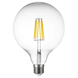 Лампа светодиодная филаментная Lightstar LED Filament E27 10W 4000K груша прозрачная 933204