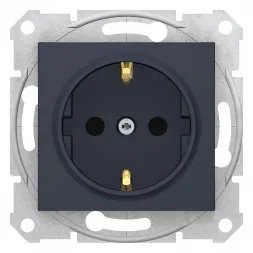 Розетка Schneider Electric Sedna с з/к со шторками 16A 250V SDN3001770