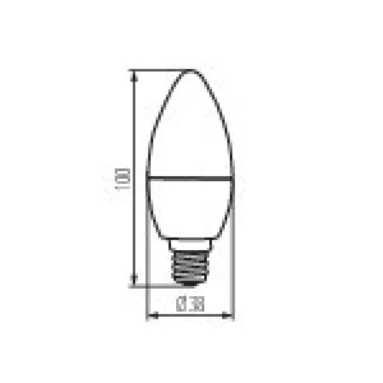 Лампа светодиодная Kanlux Dun E14 3W 3000К 19311 в Нижнем Новгороде