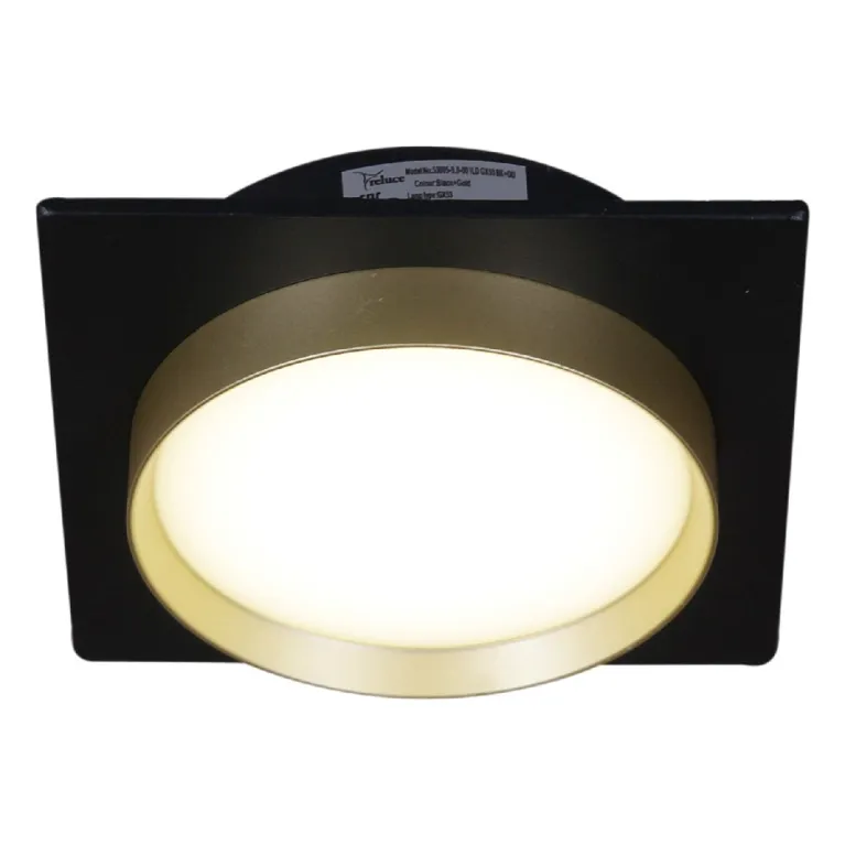 Встраиваемый светильник Reluce 53005-9.0-001LD GX53 BK+GD в Нижнем Новгороде