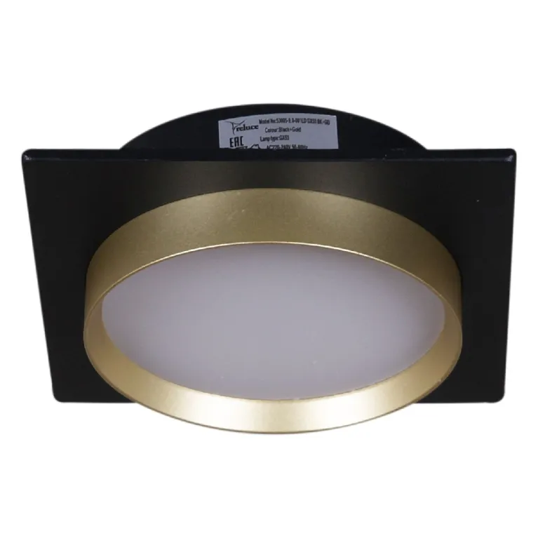 Встраиваемый светильник Reluce 53005-9.0-001LD GX53 BK+GD в Нижнем Новгороде