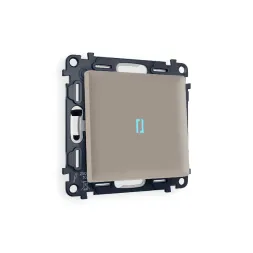 Комплект механизма 1-кл проходного выключателя с подсветкой Ambrella Volt Alfa MA362040