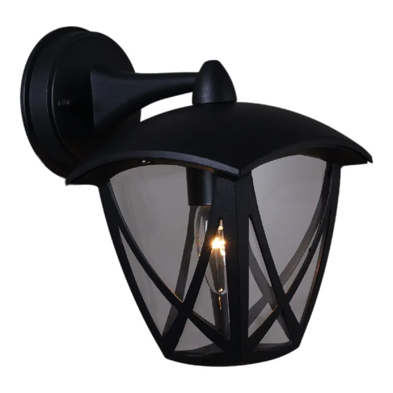 Уличный настенный светильник Reluce 08302-9.2-001SJ Top mount BK в Нижнем Новгороде