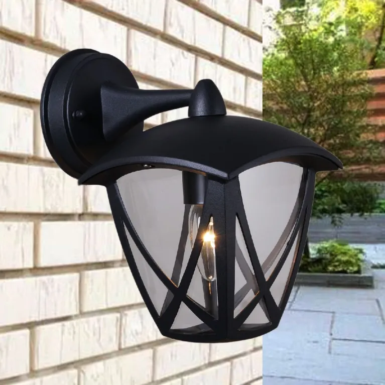 Уличный настенный светильник Reluce 08302-9.2-001SJ Top mount BK в Нижнем Новгороде