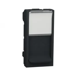 Лицевая панель RJ45 одиночная без коннектора Schneider Electric Unica Modular NU941054