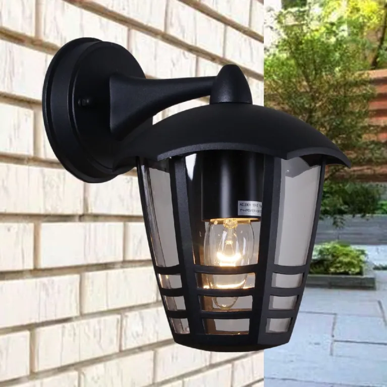 Уличный настенный светильник Reluce 08303-9.2-001SJ Top mount BK в Нижнем Новгороде