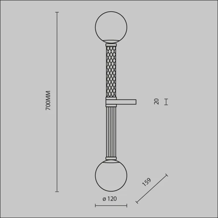 Бра Maytoni Teatro MOD287WL-02BS в Нижнем Новгороде
