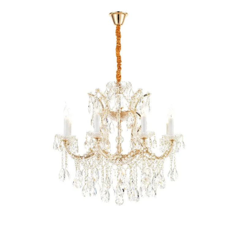 Подвесная люстра iLamp Diamond 6071-8 GD+CL в Нижнем Новгороде