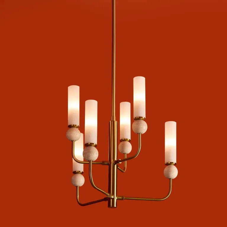 Люстра на штанге Freya Sunspot FR5482CL-06BS1 в Нижнем Новгороде