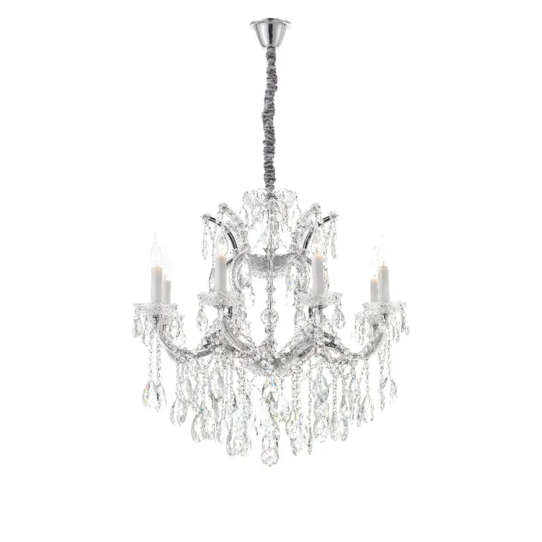 Подвесная люстра iLamp Diamond 6071-8 CR+CL в Нижнем Новгороде
