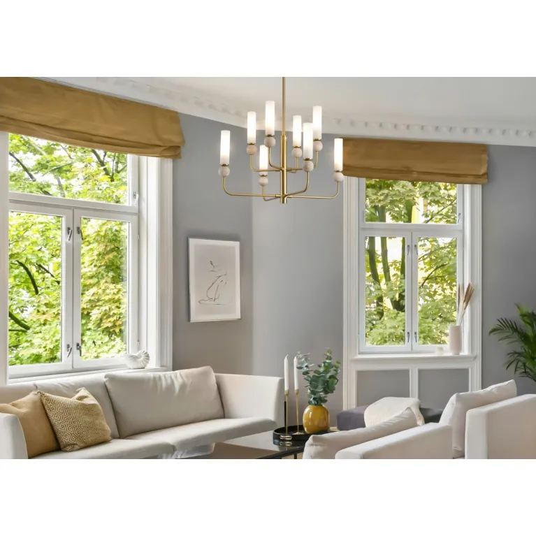 Люстра на штанге Freya Sunspot FR5482CL-06BS1 в Нижнем Новгороде