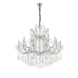 Подвесная люстра iLamp Diamond 6071-18 CR+CL