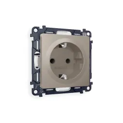 Комплект механизма розетки с/з со шторками Ambrella Volt Alfa MA367010
