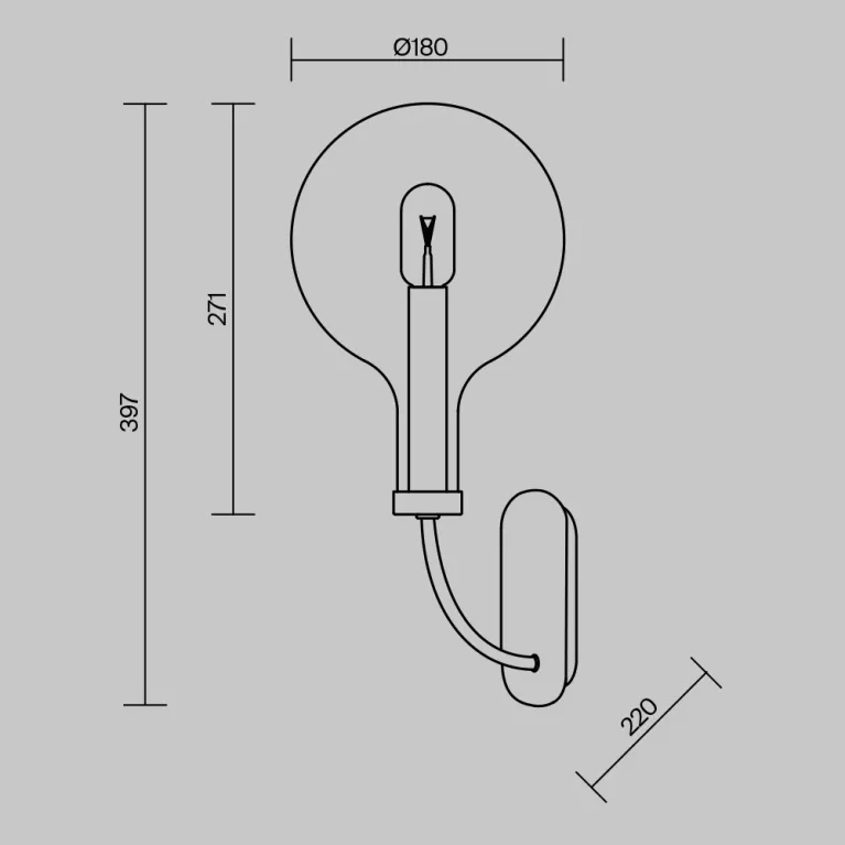 Бра Maytoni Status MOD333WL-01B в Нижнем Новгороде