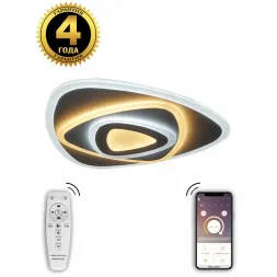 Потолочная светодиодная люстра с Bluetooth и пультом Natali Kovaltseva LED LAMPS 6058