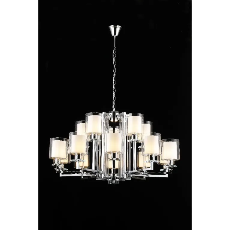 Подвесная люстра iLamp King RM6201-10+5 CR+CL в Нижнем Новгороде