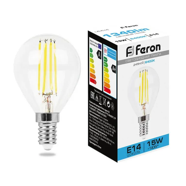 Лампа светодиодная Feron LB-515 Шарик E14 15W 6400K 38251 в Нижнем Новгороде