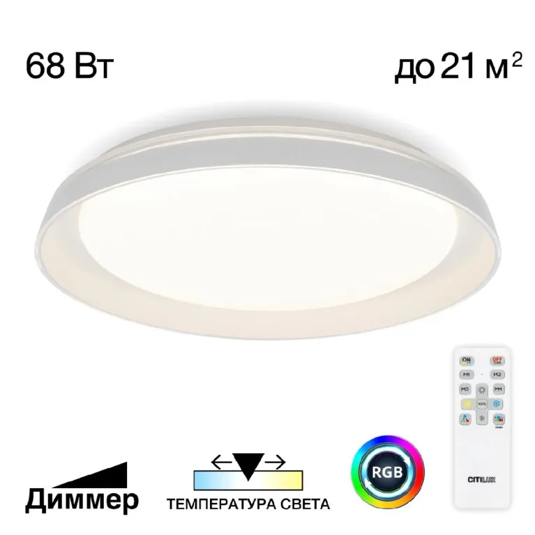 Потолочный светильник Citilux Mega CL752450G в Нижнем Новгороде