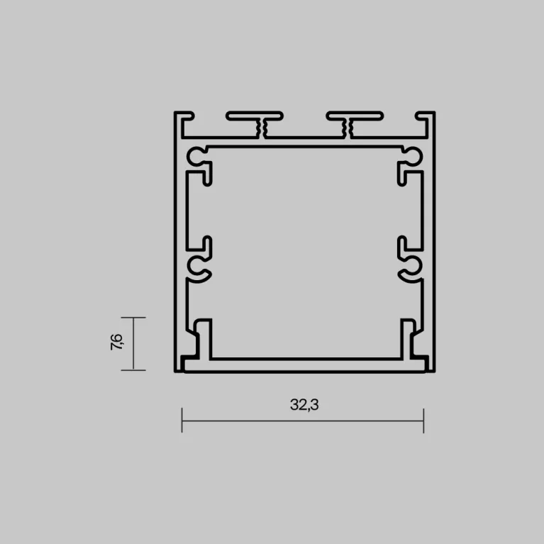 Рассеиватель для профиля 3535 Maytoni Led Strip ALM-35-B-DF-2M 642040 в Нижнем Новгороде