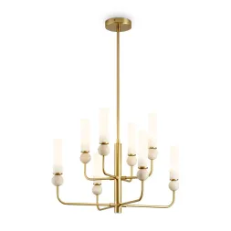 Люстра на штанге Freya Sunspot FR5482CL-08BS