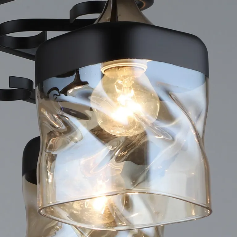 Потолочная люстра Reluce 04870-0.3-04 BK+FGD в Нижнем Новгороде