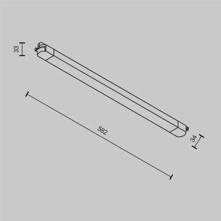 Трековый однофазный светильник Maytoni Technical Basis TR000-1-24W4K-B_1 в Нижнем Новгороде