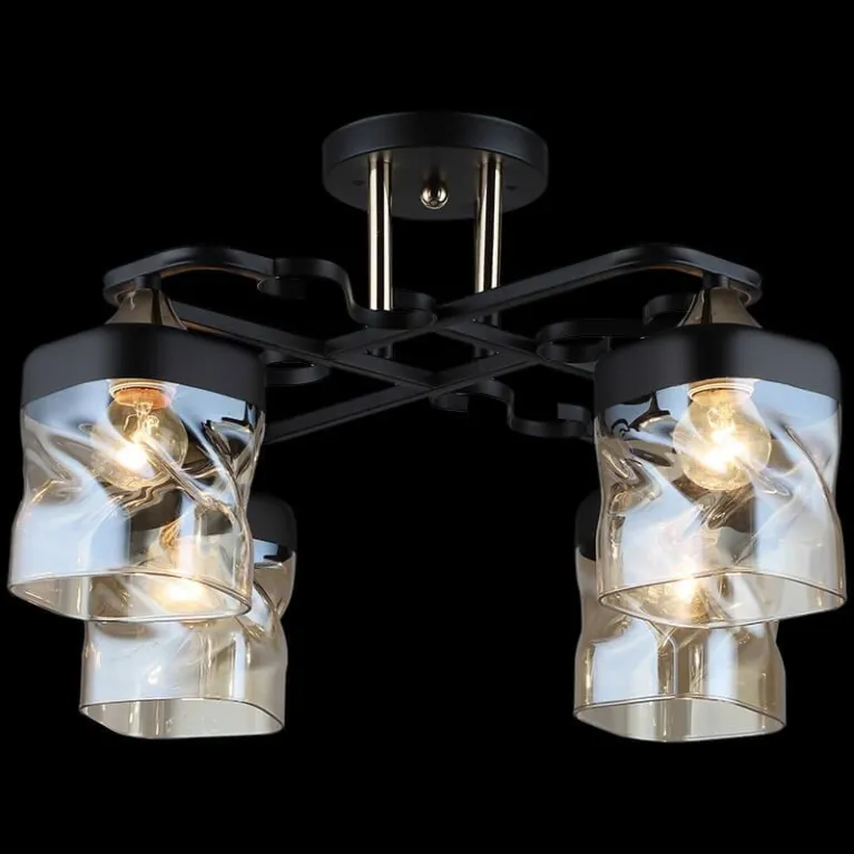 Потолочная люстра Reluce 04870-0.3-04 BK+FGD в Нижнем Новгороде