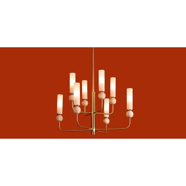 Люстра на штанге Freya Sunspot FR5482CL-08BS в Нижнем Новгороде