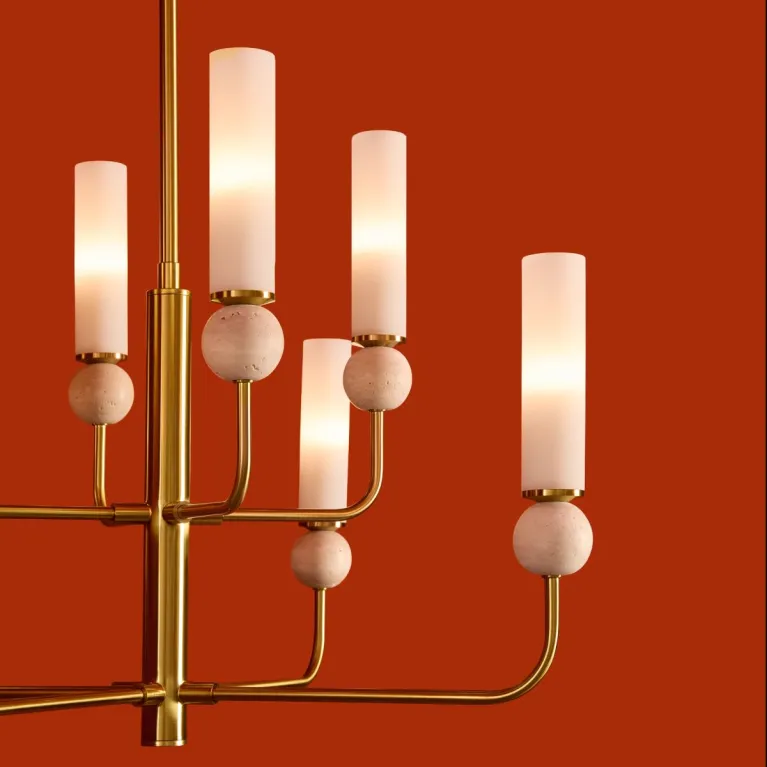 Люстра на штанге Freya Sunspot FR5482CL-08BS в Нижнем Новгороде