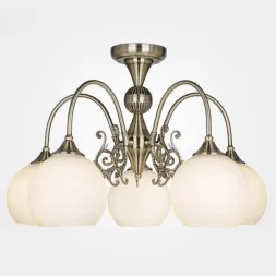 Потолочная люстра Eurosvet 60052/5 античная бронза