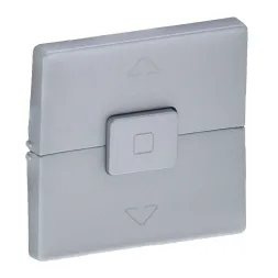 Лицевая панель Legrand Valena Life выключателя жалюзи алюминий 755142