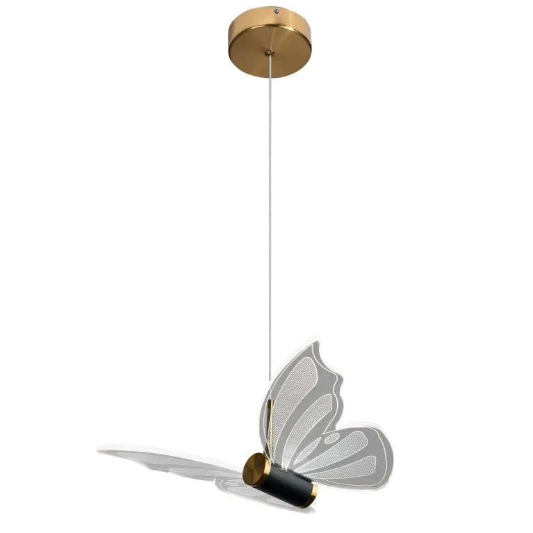 Подвесной светодиодный светильник Natali Kovaltseva Butterflies Led Lamps 81367 Gold в Нижнем Новгороде