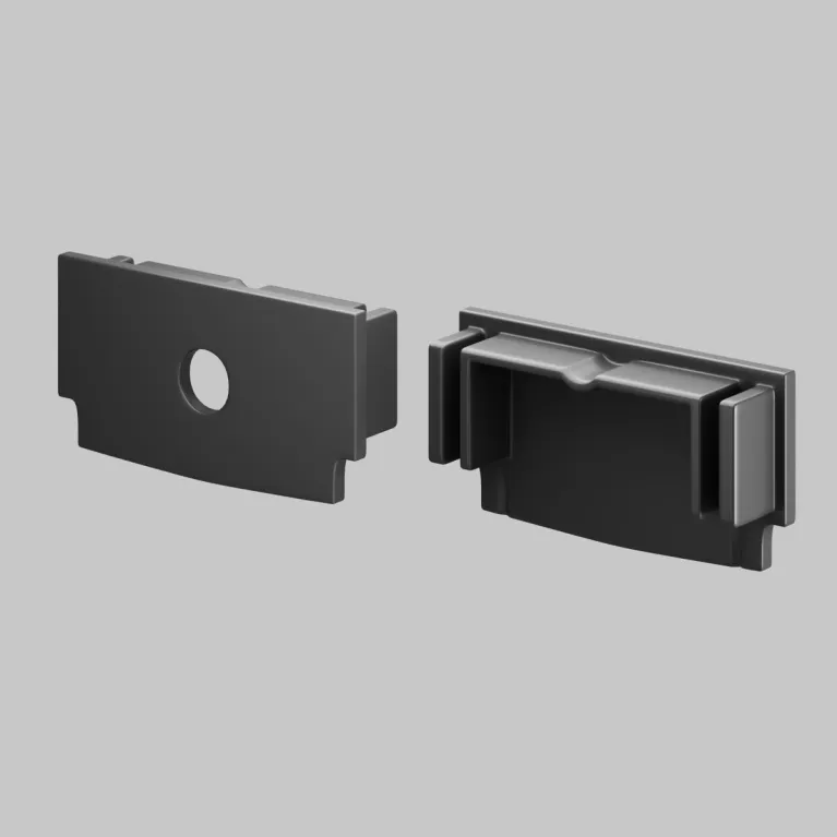 Комплект заглушек для профиля 6114 2шт Maytoni Led Strip ALM-6114-B-EC 642013 в Нижнем Новгороде