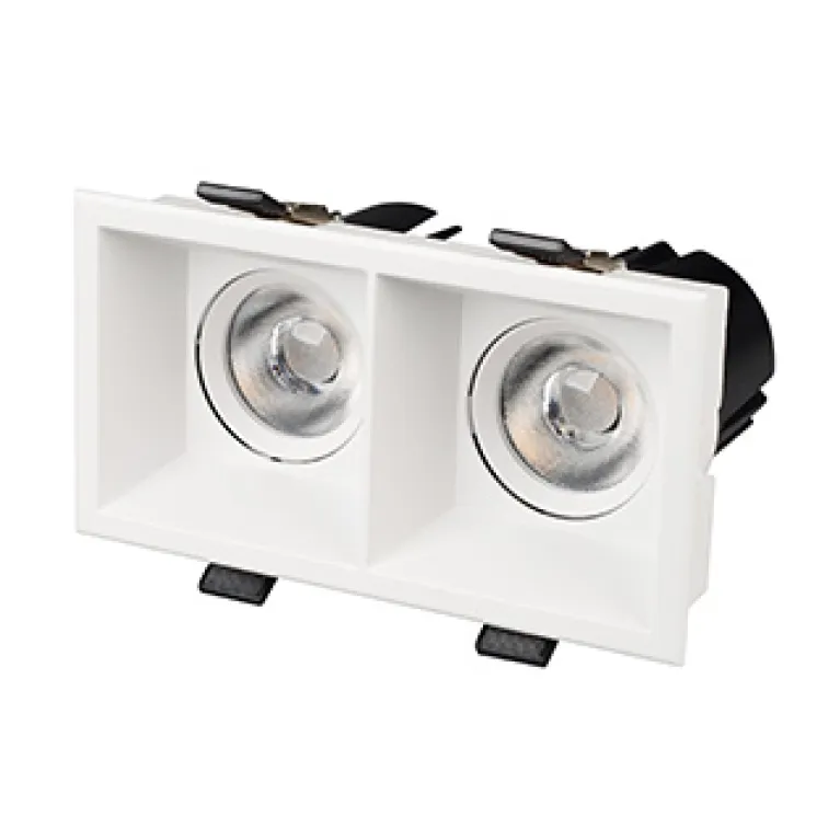 Карданный светильник Arlight MS-FLOW-BUILT-S157x85-2x12W Warm3000 (WH, 55 deg, 230V) 055920 в Нижнем Новгороде