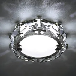 Встраиваемый светодиодный светильник Ambrella light Led S40 CH/W 4W 4200K Led