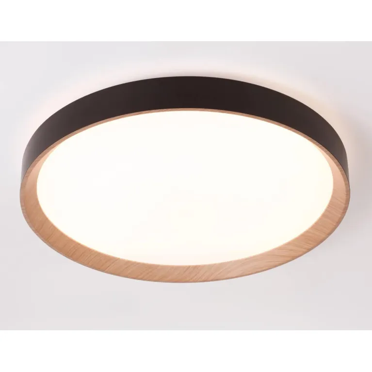 Потолочный светодиодный светильник Ambrella light черный/светлое дерево FZ1326 в Нижнем Новгороде