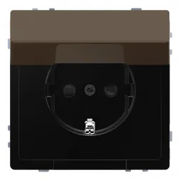Розетка Schneider Electric Merten D-Life 16A с/з и крышкой MTN2310-6052
