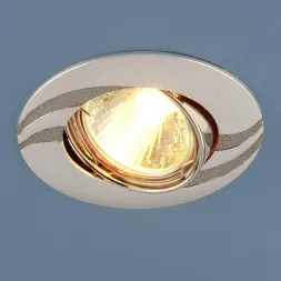 Встраиваемый светильник Elektrostandard 8012 MR16 PS/N перламутровое серебро/никель 4690389067136