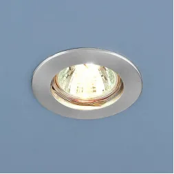 Встраиваемый светильник Elektrostandard 863 MR16 SCH хром сатинированный 4690389055546
