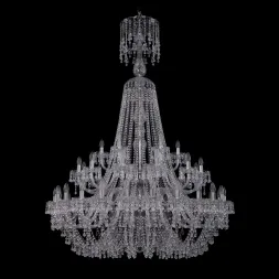 Подвесная люстра Bohemia Ivele 1410/24+12+6/460/XL-175/2d/Ni/V0300