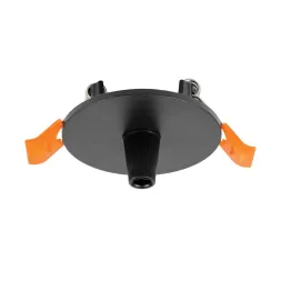 Чаша потолочная встраиваемая 60 д/подвода питания 510117 на 48В черная Lightstar Due Hermes 510007