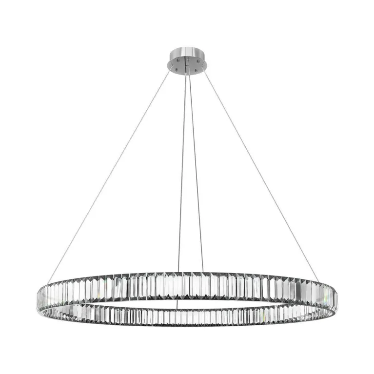 Подвесной светодиодный светильник Loft IT Crystal ring 10135/1000 Chrome в Нижнем Новгороде