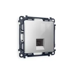Комплект механизма компьютерной розетки RJ-45(8P8C) CAT6 со шторкой Ambrella Volt Alfa MA412010