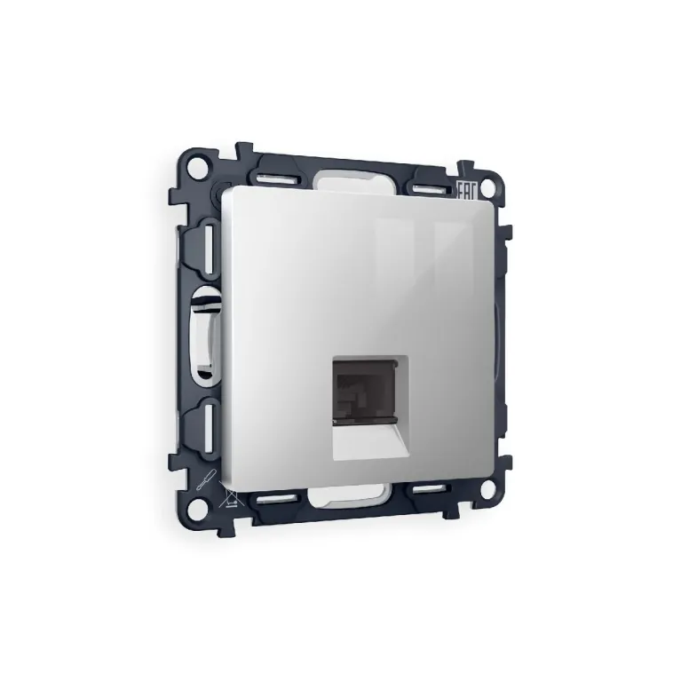 Комплект механизма компьютерной розетки RJ-45(8P8C) CAT6 со шторкой Ambrella Volt Alfa MA412010 в Нижнем Новгороде