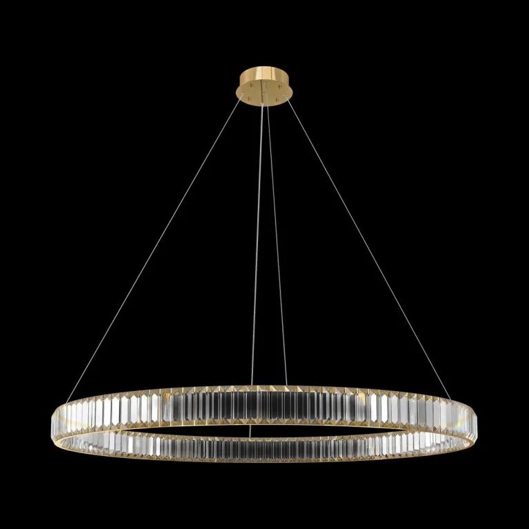 Подвесной светодиодный светильник Loft IT Crystal ring 10135/1000 Gold в Нижнем Новгороде