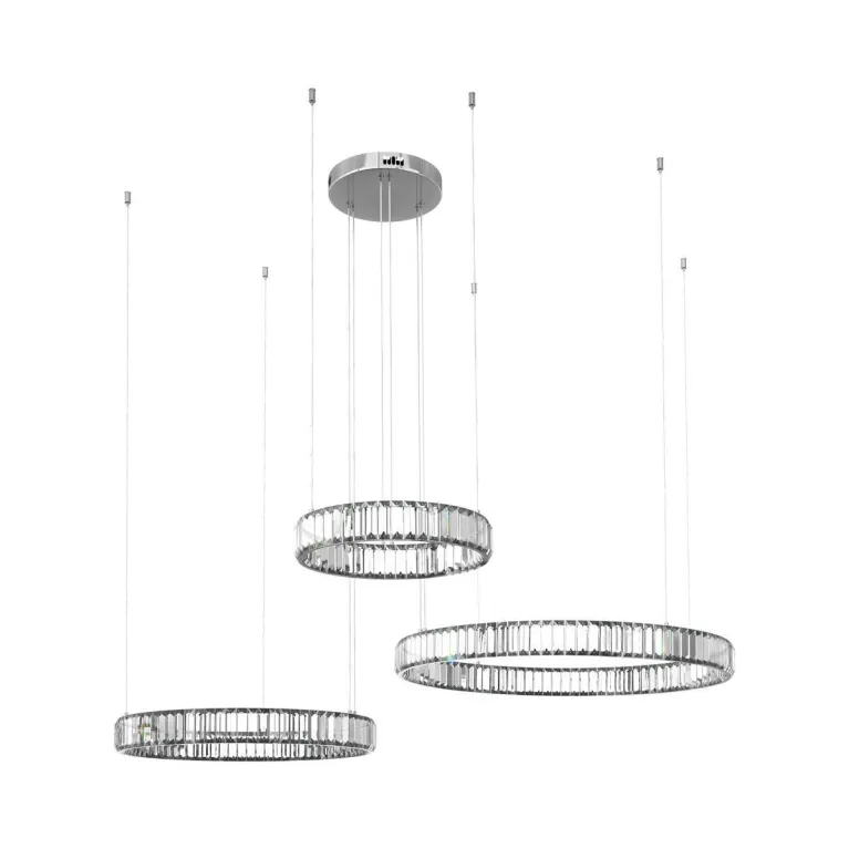 Подвесной светодиодный светильник Loft IT Crystal ring 10135/3 Chrome в Нижнем Новгороде