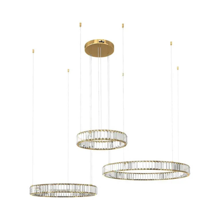 Подвесной светодиодный светильник Loft IT Crystal ring 10135/3 Gold в Нижнем Новгороде
