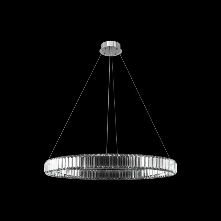 Подвесной светодиодный светильник Loft IT Crystal ring 10135/800 Chrome в Нижнем Новгороде